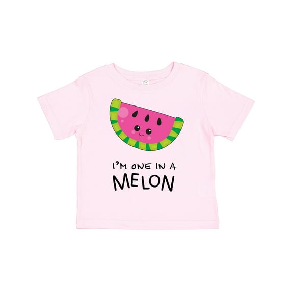 Inktastic I'm One in a Melon Cute Smiling Watermelon Boys or Girls Toddler T-Shirt