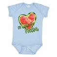 thumbnail image 1 of Inktastic I'm One in a Melon Watermelon Heart Boys or Girls Baby Bodysuit, 1 of 5
