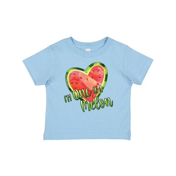 Inktastic I'm One in a Melon Watermelon Heart Boys or Girls Baby T-Shirt