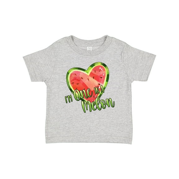 Inktastic I'm One in a Melon Watermelon Heart Boys or Girls Baby T-Shirt