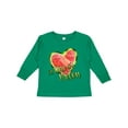 thumbnail image 1 of Inktastic I'm One in a Melon- Watermelon Heart Boys or Girls Long Sleeve Toddler T-Shirt, 1 of 5