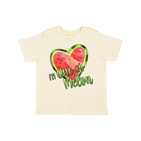 Inktastic I'm One in a Melon- Watermelon Heart Boys or Girls Toddler T-Shirt