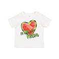 thumbnail image 1 of Inktastic I'm One in a Melon- Watermelon Heart Boys or Girls Toddler T-Shirt, 1 of 5