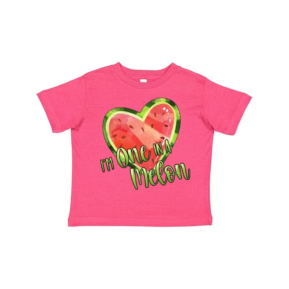 Inktastic I'm One in a Melon- Watermelon Heart Boys or Girls Toddler T-Shirt