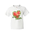 thumbnail image 1 of Inktastic I'm One in a Melon- Watermelon Heart Youth T-Shirt, 1 of 5