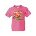 thumbnail image 1 of Inktastic I'm One in a Melon- Watermelon Heart Youth T-Shirt, 1 of 5