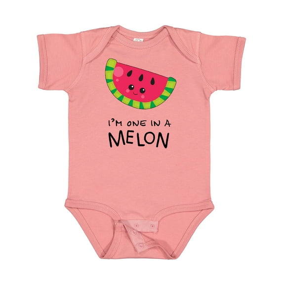 Inktastic I'm One in a Melon Watermelon Humor Boys or Girls Baby Bodysuit