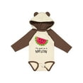 thumbnail image 1 of Inktastic I'm One in a Melon Watermelon Humor Boys or Girls Long Sleeve Baby Bodysuit, 1 of 5