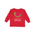 thumbnail image 1 of Inktastic I'm One in a Melon Watermelon Humor Boys or Girls Long Sleeve Toddler T-Shirt, 1 of 5