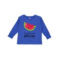 thumbnail image 1 of Inktastic I'm One in a Melon Watermelon Humor Boys or Girls Long Sleeve Toddler T-Shirt, 1 of 5