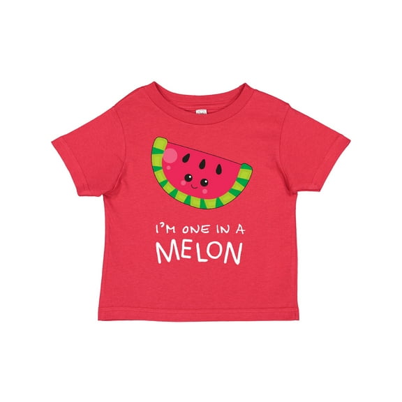 Inktastic I'm One in a Melon Watermelon Humor Boys or Girls Toddler T-Shirt