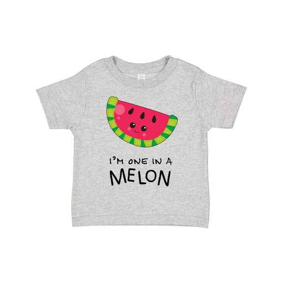 Inktastic I'm One in a Melon Watermelon Humor Boys or Girls Toddler T-Shirt