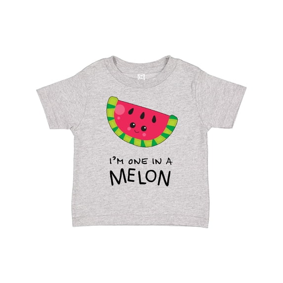Inktastic I'm One in a Melon Watermelon Humor Boys or Girls Toddler T-Shirt