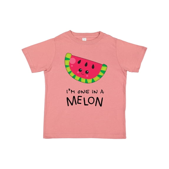 Inktastic I'm One in a Melon Watermelon Humor Boys or Girls Toddler T-Shirt