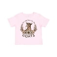 thumbnail image 1 of Inktastic I'm Only Here for the Goats Boys or Girls Toddler T-Shirt, 1 of 5
