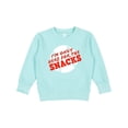 thumbnail image 1 of Inktastic I'm Only Here for the Snacks Toddler Sweatshirt, 1 of 4