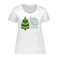 thumbnail image 1 of Inktastic I'm Only a Morning Person on December 25th Women's Plus Size T-Shirt, 1 of 5