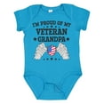 thumbnail image 1 of Inktastic I'm Proud of My Veteran Grandpa Boys or Girls Baby Bodysuit, 1 of 5