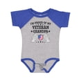 thumbnail image 1 of Inktastic I'm Proud of My Veteran Grandpa Boys or Girls Baby Bodysuit, 1 of 5