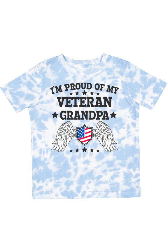 I'm Proud of My Veteran Grandpa Boys or Girls Toddler T-Shirt