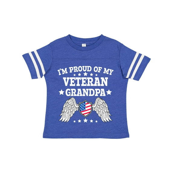 Inktastic I'm Proud of My Veteran Grandpa Boys or Girls Toddler T-Shirt