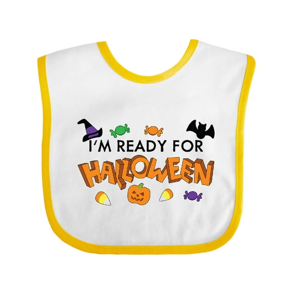 Inktastic I'm Ready for Halloween Boys or Girls Baby Bib