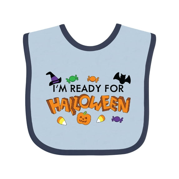 Inktastic I'm Ready for Halloween Boys or Girls Baby Bib