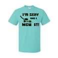 thumbnail image 1 of Inktastic I'm Sexy and I Mow It Lawnmower Fun T-Shirt, 1 of 5