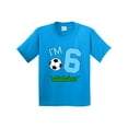 thumbnail image 1 of Inktastic I'm Six Sixth Birthday Soccer Youth T-Shirt, 1 of 5