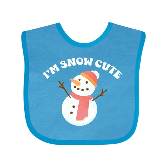 Inktastic I'm Snow Cute Boys or Girls Baby Bib