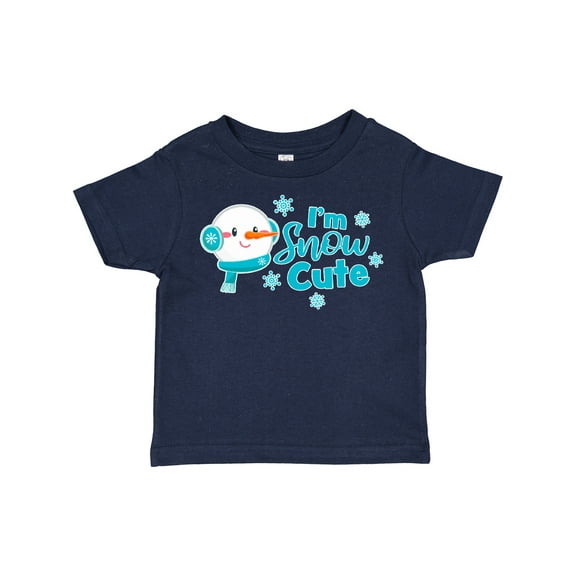 Inktastic I'm Snow Cute with Snowman and Snowflakes Christmas Boys or Girls Toddler T-Shirt