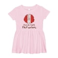 thumbnail image 1 of Inktastic I'm So Cute, I Must Be Peruvian Flag Sunflower Girls Baby Dress, 1 of 5