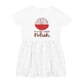 thumbnail image 1 of Inktastic I'm So Cute, I Must Be Polish Sunflower Girls Toddler Dress, 1 of 5