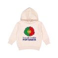 thumbnail image 1 of Inktastic I'm So Cute, I Must Be Portuguese Sunflower Toddler Hoodie, 1 of 4