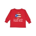 thumbnail image 1 of Inktastic I'm So Cute, I Must Be Puerto Rican Sunflower Puerto Rico Boys or Girls Long Sleeve Toddler T-Shirt, 1 of 5