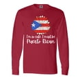 thumbnail image 1 of Inktastic I'm So Cute, I Must Be Puerto Rican Sunflower Puerto Rico Long Sleeve T-Shirt, 1 of 5