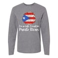thumbnail image 1 of Inktastic I'm So Cute, I Must Be Puerto Rican Sunflower Puerto Rico Long Sleeve T-Shirt, 1 of 5