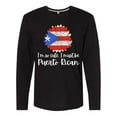 thumbnail image 1 of Inktastic I'm So Cute, I Must Be Puerto Rican Sunflower Puerto Rico Long Sleeve T-Shirt, 1 of 5