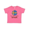 thumbnail image 1 of Inktastic I'm So Cute, I Must Be Swedish Sunflower Boys or Girls Baby T-Shirt, 1 of 5