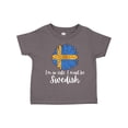 thumbnail image 1 of Inktastic I'm So Cute, I Must Be Swedish Sunflower Sweden Flag Boys or Girls Toddler T-Shirt, 1 of 5