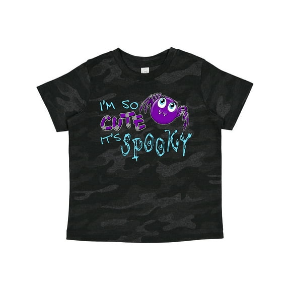 Inktastic I'm So Cute Its Spooky Cute Halloween Spider Boys or Girls Toddler T-Shirt