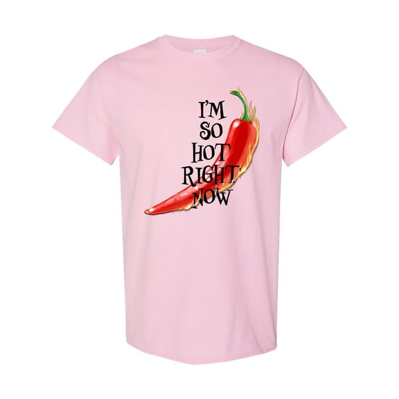 Inktastic I'm So Hot Right Now Chili Pepper on Fire T-Shirt