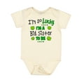 thumbnail image 1 of Inktastic I'm So Lucky I'm a Big Sister to Be Girls Baby Bodysuit, 1 of 5