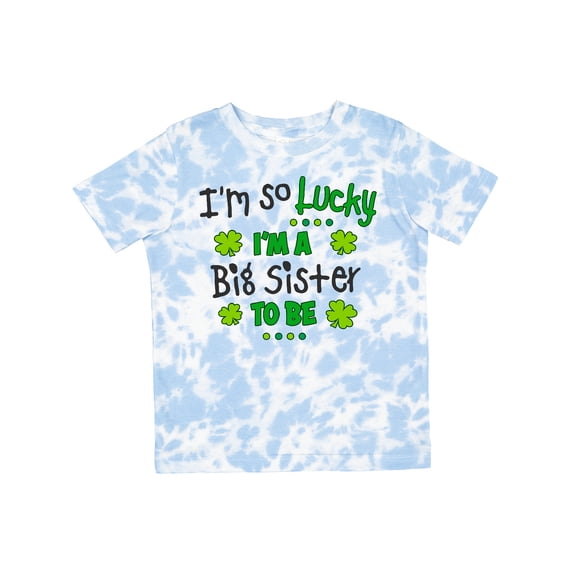 Inktastic I'm So Lucky I'm a Big Sister to Be Girls Toddler T-Shirt