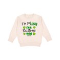 thumbnail image 1 of Inktastic I'm So Lucky I'm a Big Sister to Be Toddler Sweatshirt, 1 of 4