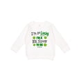 thumbnail image 1 of Inktastic I'm So Lucky I'm a Big Sister to Be Toddler Sweatshirt, 1 of 4