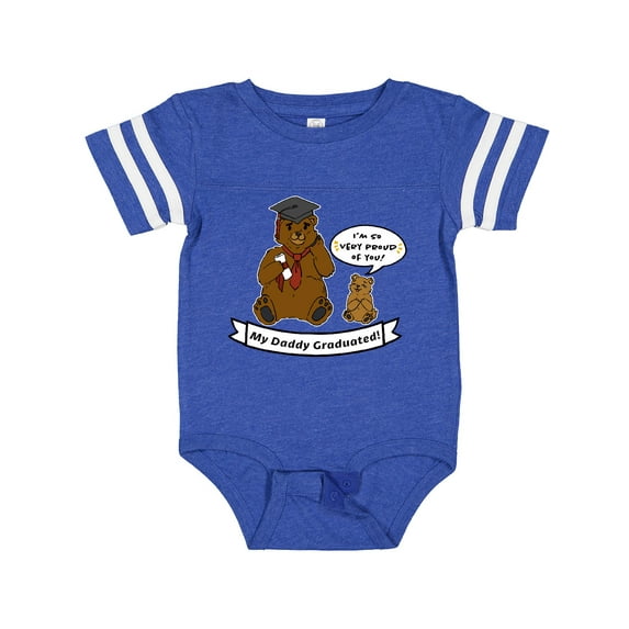 Inktastic I'm So Very Proud of You-my Daddy Graduated Bears Boys or Girls Baby Bodysuit