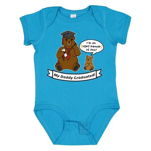 Inktastic I'm So Very Proud of You-my Daddy Graduated Bears Boys or Girls Baby Bodysuit