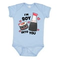 thumbnail image 1 of Inktastic I'm Soy into You with Cute Soy Sauce and Sushi Boys or Girls Baby Bodysuit, 1 of 5