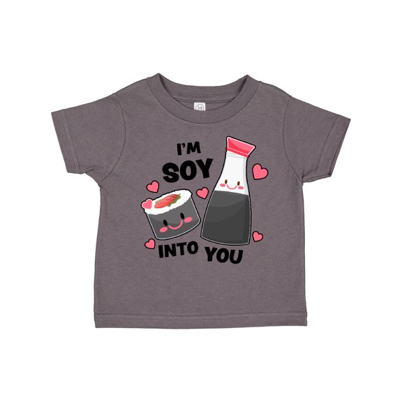 Inktastic I'm Soy into You with Cute Soy Sauce and Sushi Boys or Girls Toddler T-Shirt